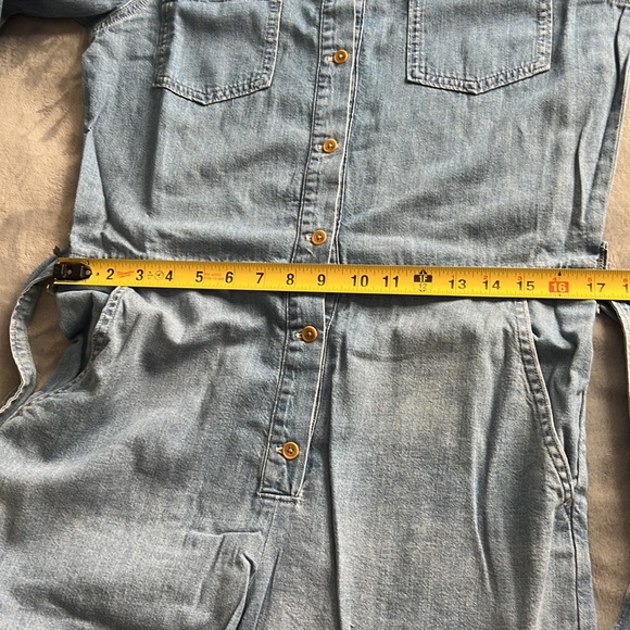 NWOT Outerknown Wyatt Denim Jumpsuit Blue Size Small - Picture 10 of 11